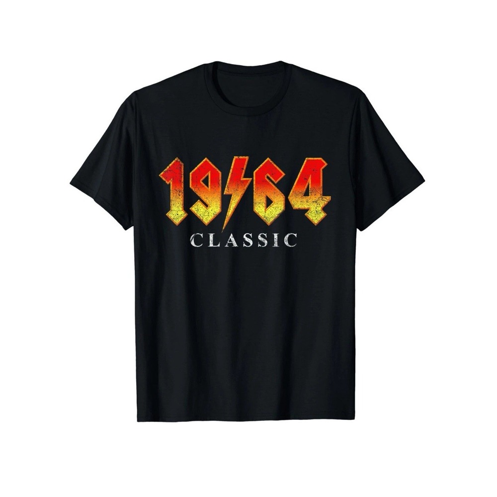 1964 Classic Rock Band Concert Style T-shirt Size L Flame Hot Rod Lowrider‎ Rat